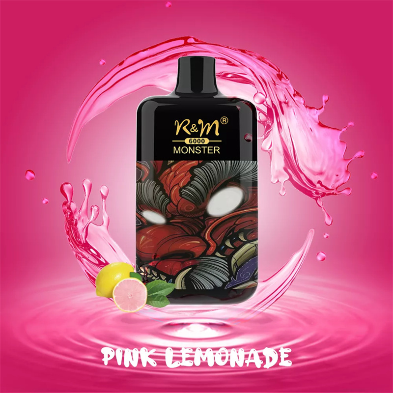 R&M Monster 6000 Puffs WholesaleI Vape Disposable Electronic Cigarette 13ml E liquid Rechargable Battery Pen Minimum Order 500pcs