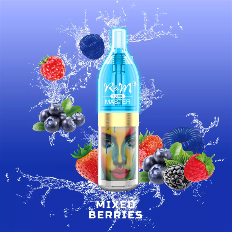 R&M Master 10000 Puffs Wholesale Disposable Vape RandM Electronic Cigarette 20ml E liquid RGB Light Rechargable Battery Minimum Order 500pcs