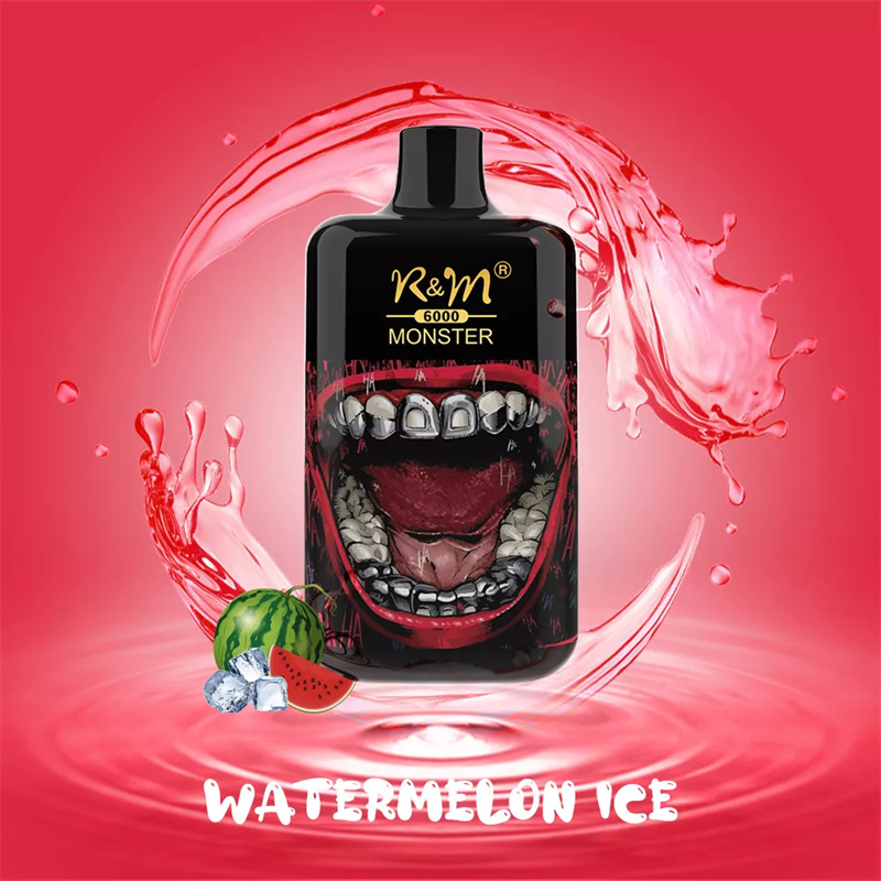 R&M Monster 6000 Puffs WholesaleI Vape Disposable Electronic Cigarette 13ml E liquid Rechargable Battery Pen Minimum Order 500pcs