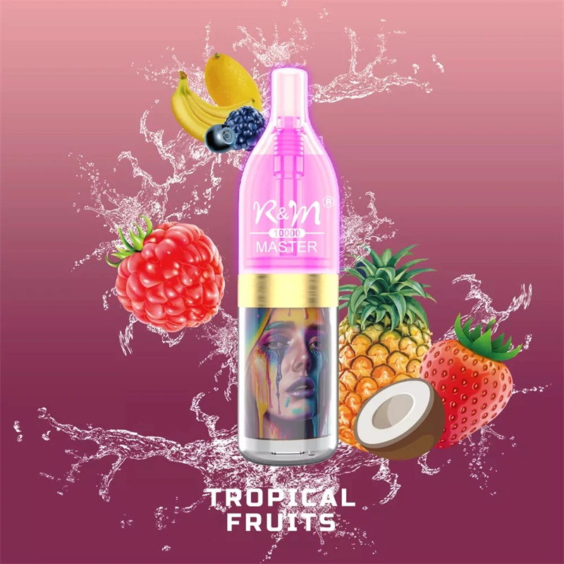 R&M Master 10000 Puffs Wholesale Disposable Vape RandM Electronic Cigarette 20ml E liquid RGB Light Rechargable Battery Minimum Order 500pcs