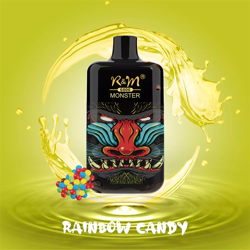 R&M Monster 6000 Puffs WholesaleI Vape Disposable Electronic Cigarette 13ml E liquid Rechargable Battery Pen Minimum Order 500pcs