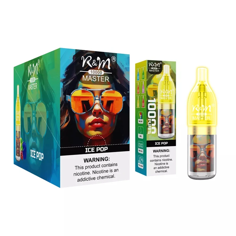 R&M Master 10000 Puffs Wholesale Disposable Vape RandM Electronic Cigarette 20ml E liquid RGB Light Rechargable Battery Minimum Order 500pcs