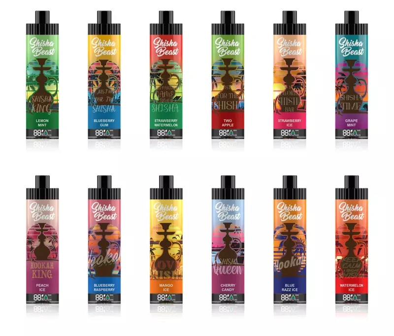 R&M Shisha Beast  20000 Puffs LED Screen Wholesale Randm Disposable Electronic Cigarette Sub ohm 0.4Ω Support Lung Suction Vape Pen