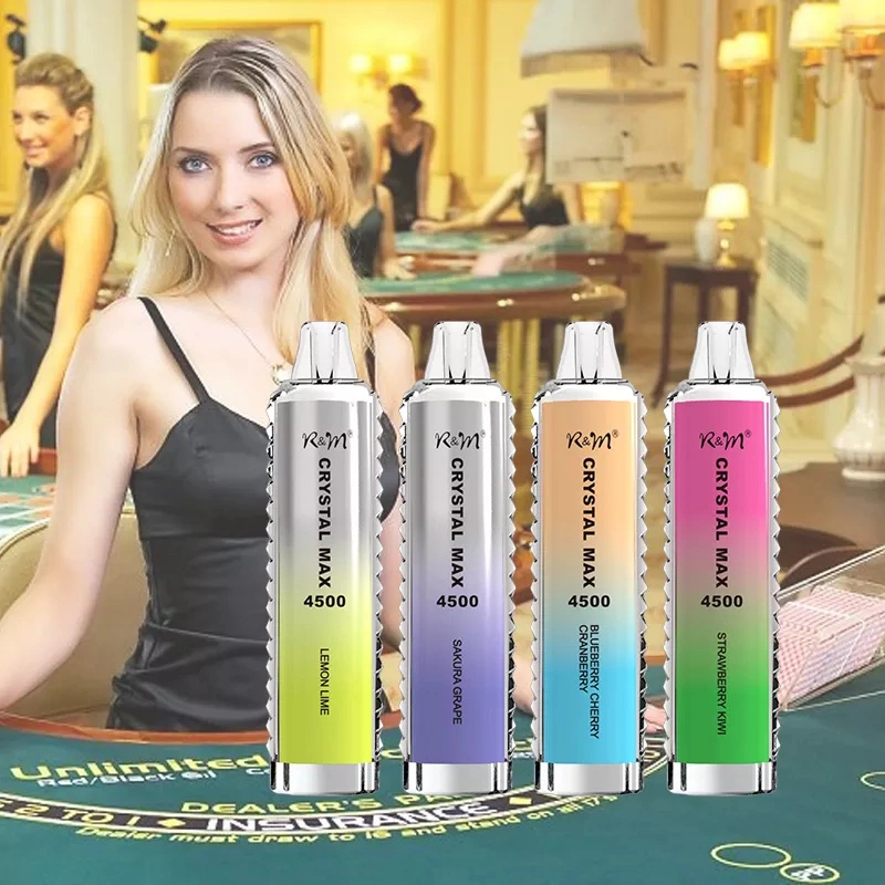 Wholesale R&M Randm Crystal Max 4500 Puffs Disposable Electronic Cigarette 12ml E Liquid 1400mah Vape Pen