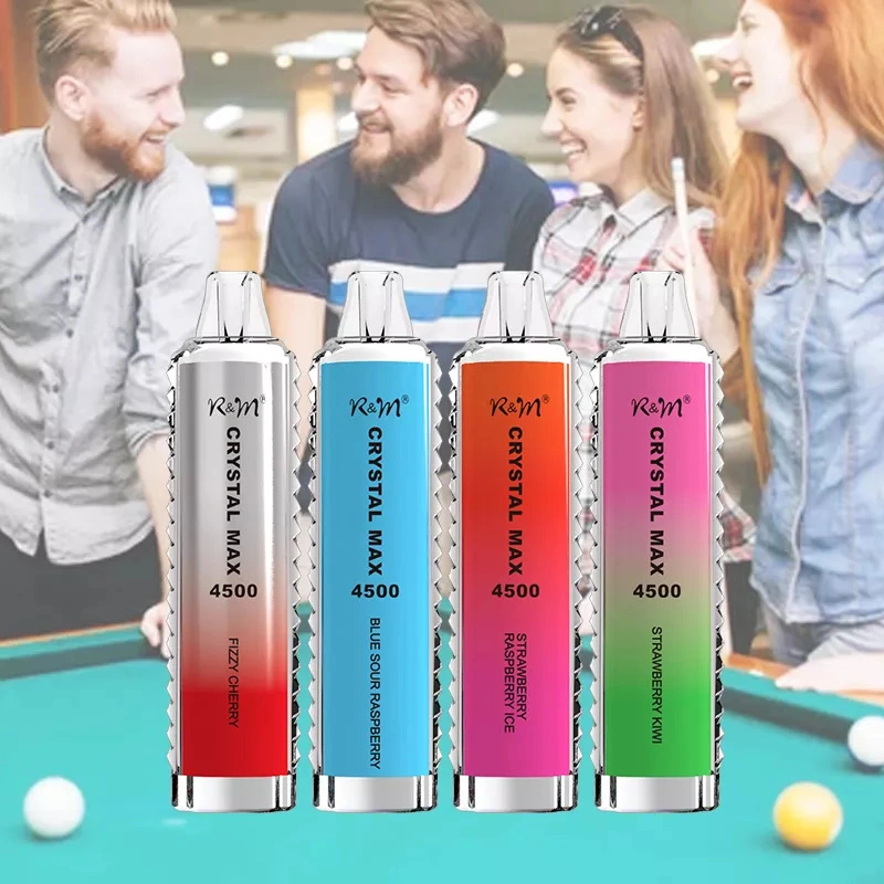 Wholesale R&M Randm Crystal Max 4500 Puffs Disposable Electronic Cigarette 12ml E Liquid 1400mah Vape Pen
