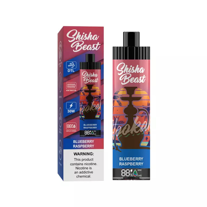 R&M Shisha Beast  20000 Puffs LED Screen Wholesale Randm Disposable Electronic Cigarette Sub ohm 0.4Ω Support Lung Suction Vape Pen Minimum Order 500pcs