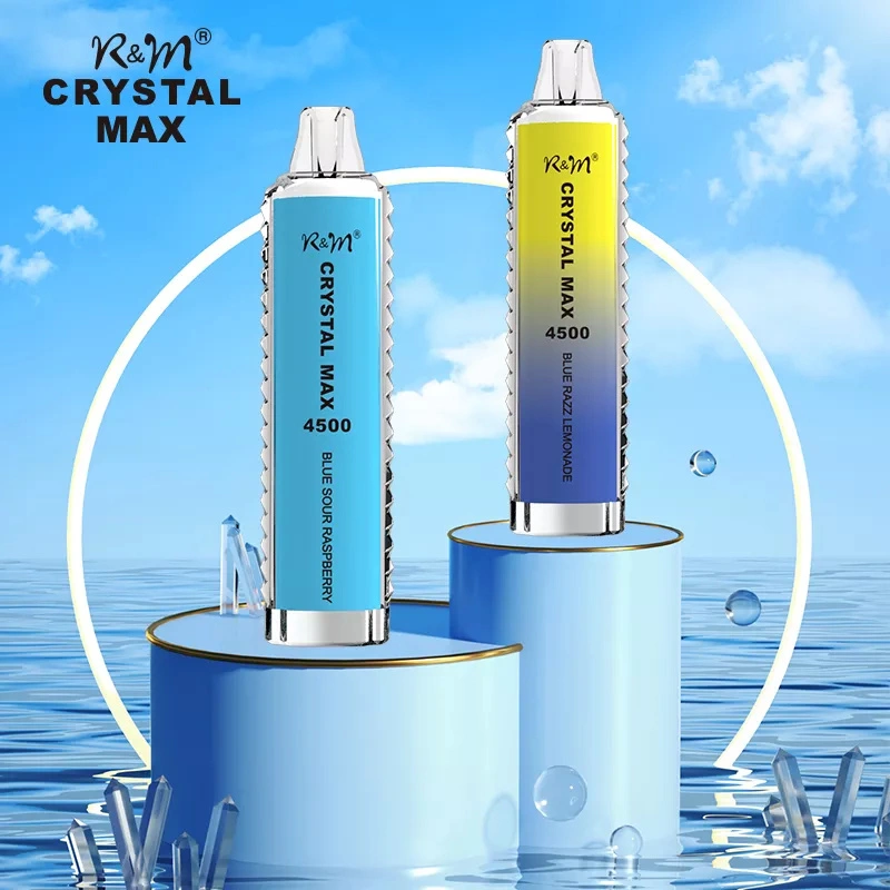 Wholesale R&M Randm Crystal Max 4500 Puffs Disposable Electronic Cigarette 12ml E Liquid 1400mah Vape Pen