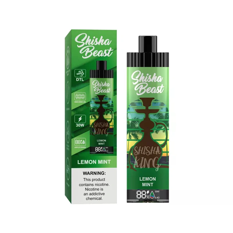 R&M Shisha Beast  20000 Puffs LED Screen Wholesale Randm Disposable Electronic Cigarette Sub ohm 0.4Ω Support Lung Suction Vape Pen Minimum Order 500pcs
