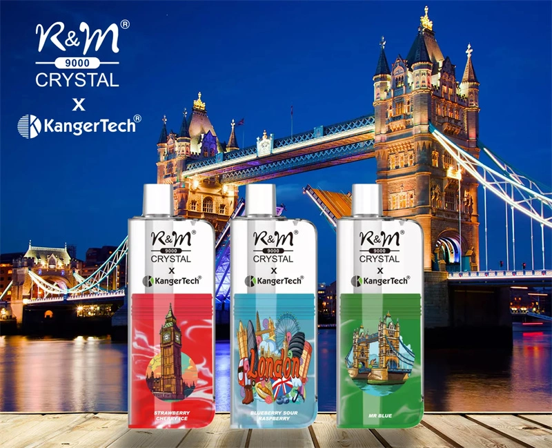 R&M Randm Crystal 9000 Puffs Wholesale Disposable Electronic Cigarette 18ml E Liquid 600mah Rechargeable Vape Pen