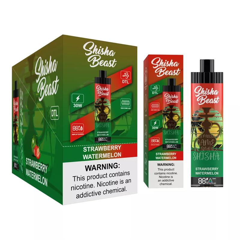 R&M Shisha Beast  20000 Puffs LED Screen Wholesale Randm Disposable Electronic Cigarette Sub ohm 0.4Ω Support Lung Suction Vape Pen