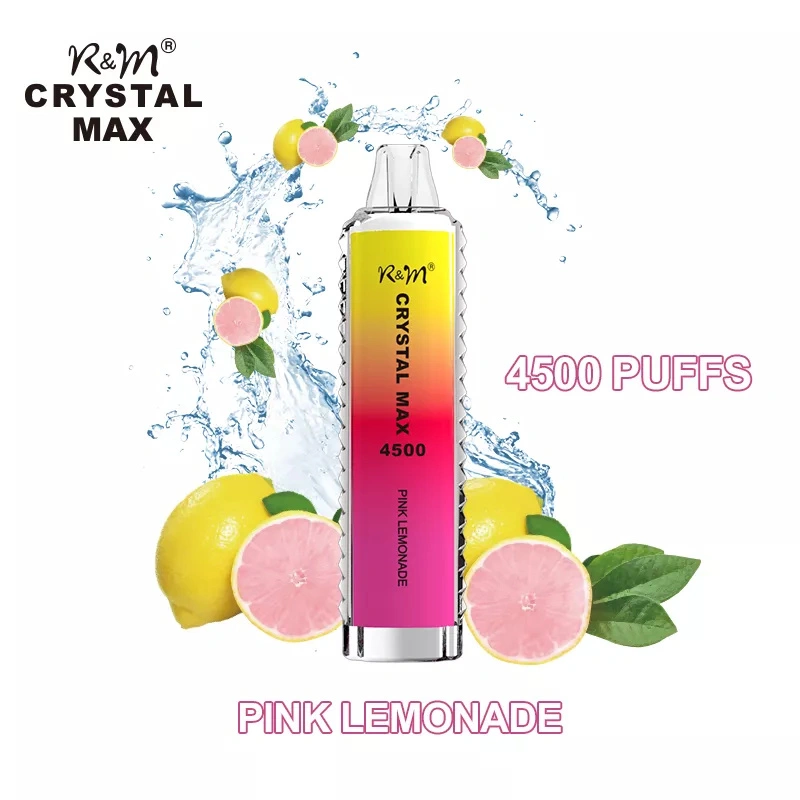 Wholesale Vape R&M Randm Crystal Max 4500 Puffs Disposable Electronic Cigarette 12ml E Liquid 1400mah Pen Minimum Order 500pcs