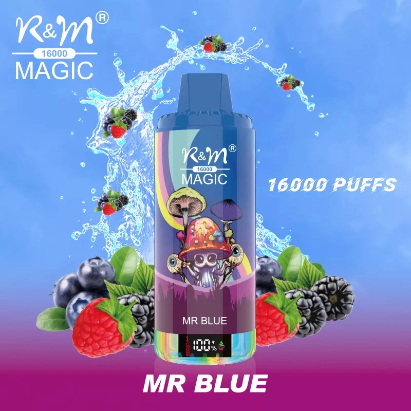 R&M Magic 16000 Puffs LED Screen Wholesale Randm Disposable Electronic Cigarette Rechargeable Vape Pen RGB Lights Minimum Order 500pcs
