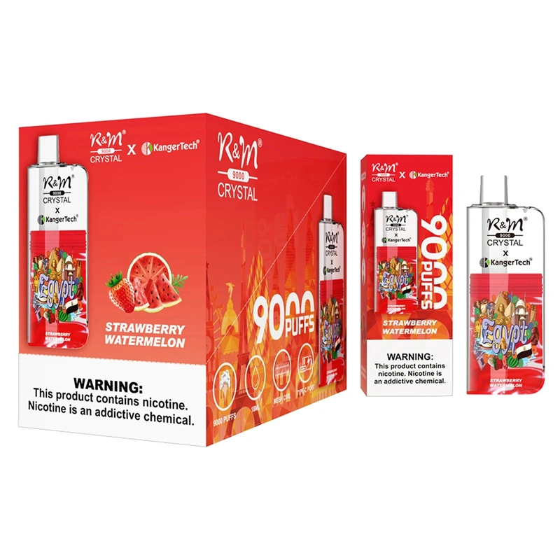 R&M Randm Crystal 9000 Puffs Wholesale Disposable Electronic Cigarette 18ml E Liquid 600mah Rechargeable Vape Pen