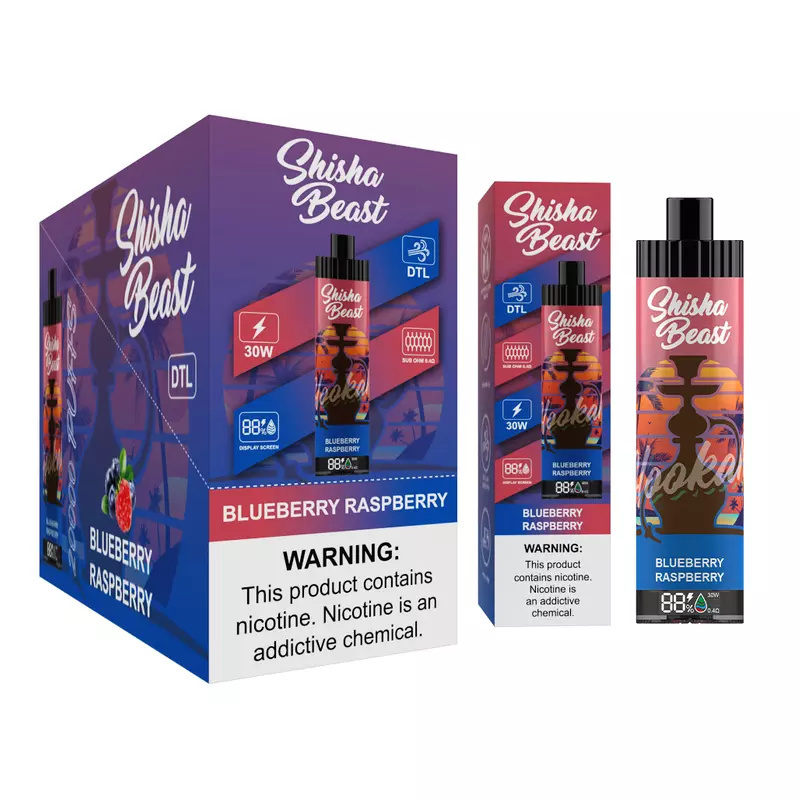 R&M Shisha Beast  20000 Puffs LED Screen Wholesale Randm Disposable Electronic Cigarette Sub ohm 0.4Ω Support Lung Suction Vape Pen