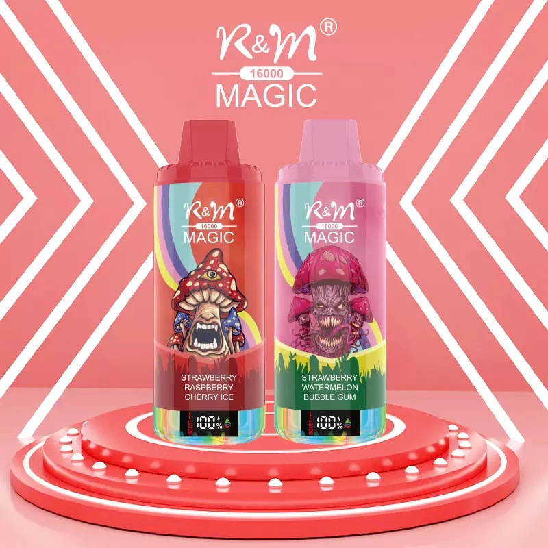 R&M Magic 16000 Puffs LED Screen Wholesale Randm Disposable Electronic Cigarette Rechargeable Vape Pen RGB Lights