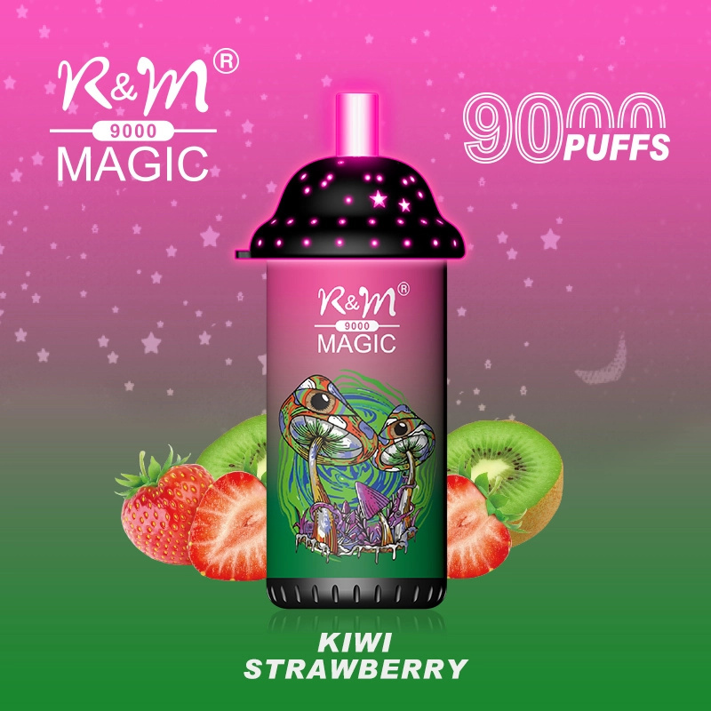 R&M Randm Magic 9000 Puffs Wholesale Vape Disposable E Cigarette 18ml E Liquid Rechargeable Battery Rolls-Royce Starlight Headliner Puff 9K Pen