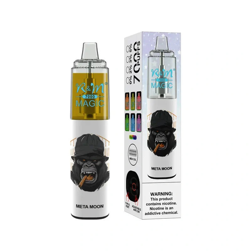 R&M Randm Magic 7000 Puffs Wholesale Vape Disposable E Cigarette 14.5ml E Liquid Rechargeable Battery Puff 7K Pen Minimum Order 500pcs