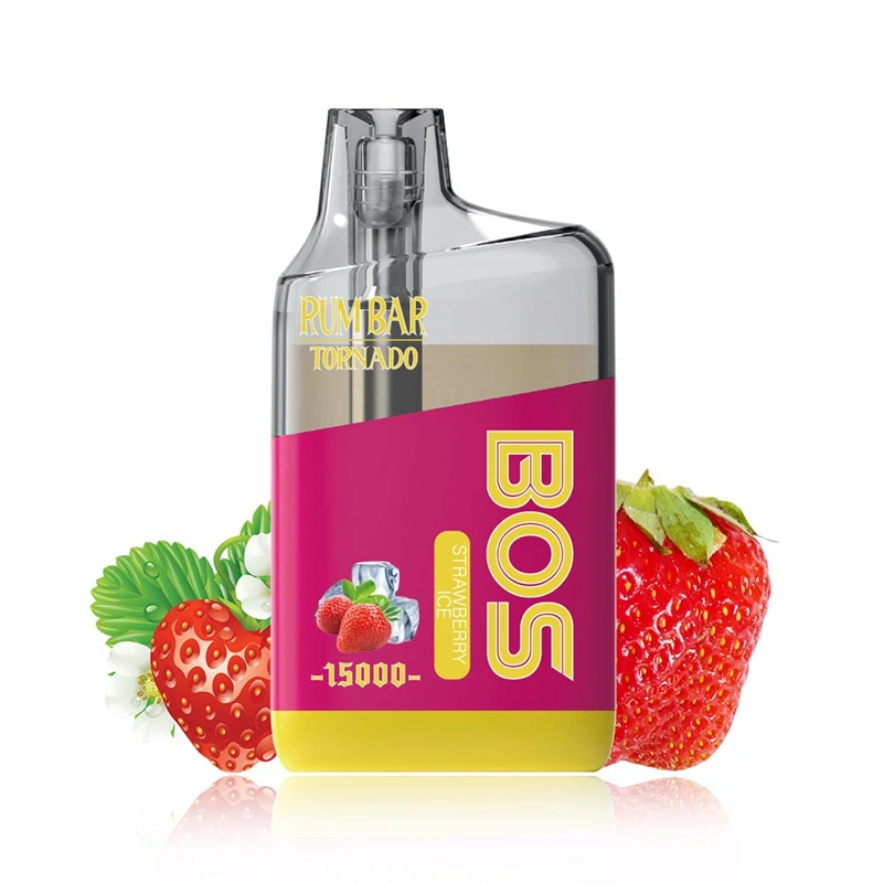 QST Rum Bar Tornado 15000 Puffs Wholesale Disposable Electronic Cigarette 22ML Mesh Coil Pod 850mah Rechageable Battery Puff 15k Vape Pen Minimum Order 100pcs