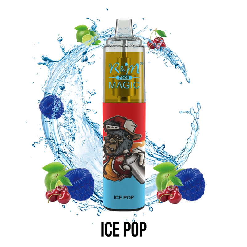 R&M Randm Magic 7000 Puffs Wholesale Vape Disposable E Cigarette 14.5ml E Liquid Rechargeable Battery Puff 7K Pen Minimum Order 500pcs