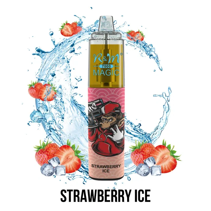 R&M Randm Magic 7000 Puffs Wholesale Vape Disposable E Cigarette 14.5ml E Liquid Rechargeable Battery Puff 7K Pen Minimum Order 500pcs