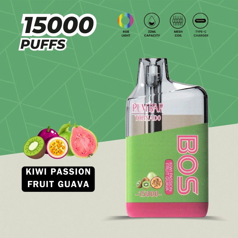 QST Rum Bar Tornado 15000 Puffs Wholesale Disposable Electronic Cigarette 22ML Mesh Coil Pod 850mah Rechageable Battery Puff 15k Vape Pen