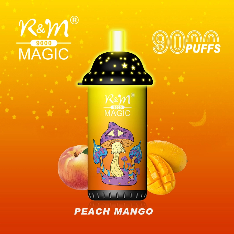 R&M Randm Magic 9000 Puffs Wholesale Vape Disposable E Cigarette 18ml E Liquid Rechargeable Battery Rolls-Royce Starlight Headliner Puff 9K Pen