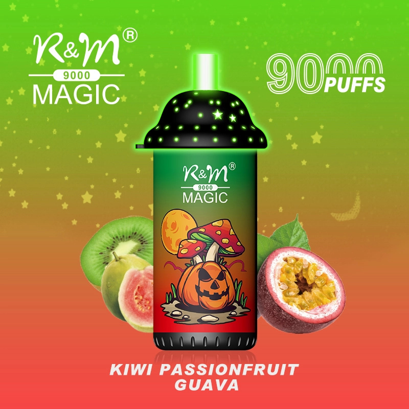 R&M Randm Magic 9000 Puffs Wholesale Vape Disposable E Cigarette 18ml E Liquid Rechargeable Battery Rolls-Royce Starlight Headliner Puff 9K Pen