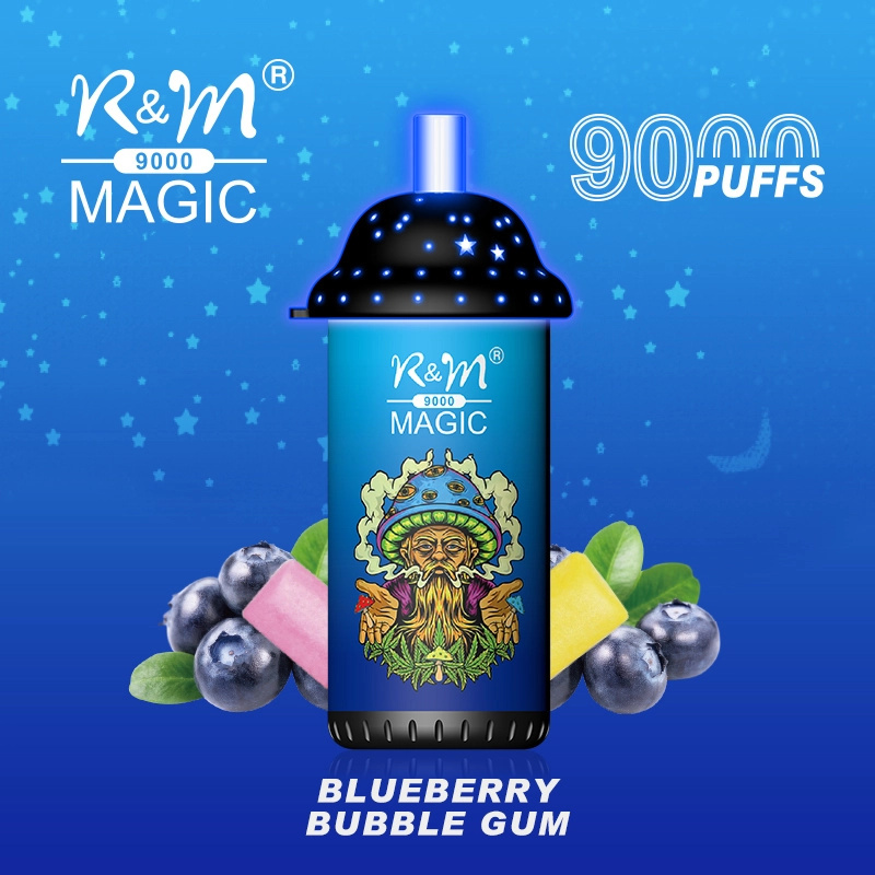 R&M Randm Magic 9000 Puffs Wholesale Vape Disposable E Cigarette 18ml E Liquid Rechargeable Battery Rolls-Royce Starlight Headliner Puff 9K Pen