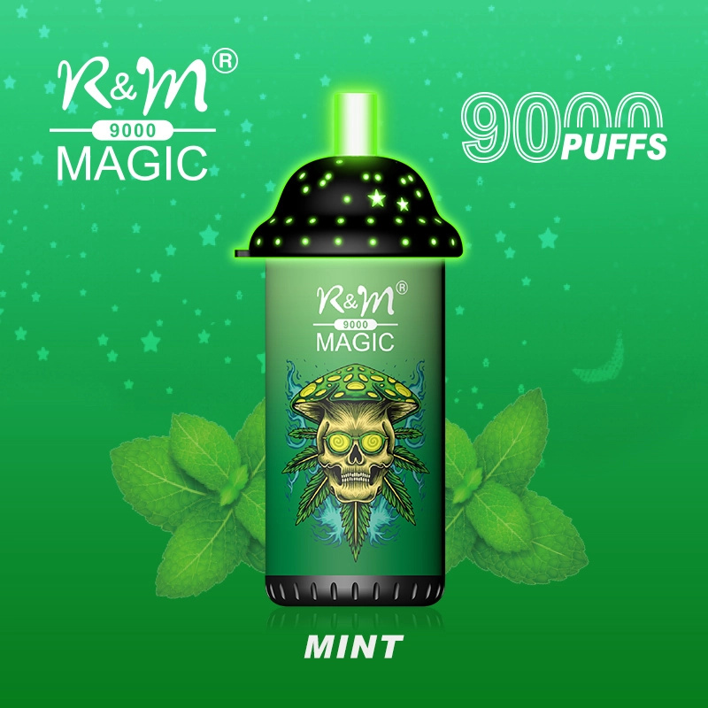 R&M Randm Magic 9000 Puffs Wholesale Vape Disposable E Cigarette 18ml E Liquid Rechargeable Battery Rolls-Royce Starlight Headliner Puff 9K Pen