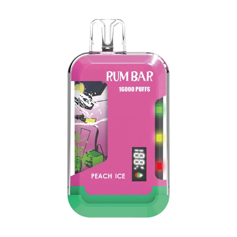 QST Rum Bar 16000 Puffs LED Display Wholesale Disposable Electronic Cigarette 21ML Pod 550mah Rechageable Battery Puff 16k Vape Pen Minimum Order 100pcs