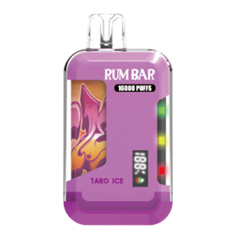 QST Rum Bar 16000 Puffs LED Display Wholesale Disposable Electronic Cigarette 21ML Mesh Coil Pod 550mah Rechageable Battery Puff 16k Vape Pen