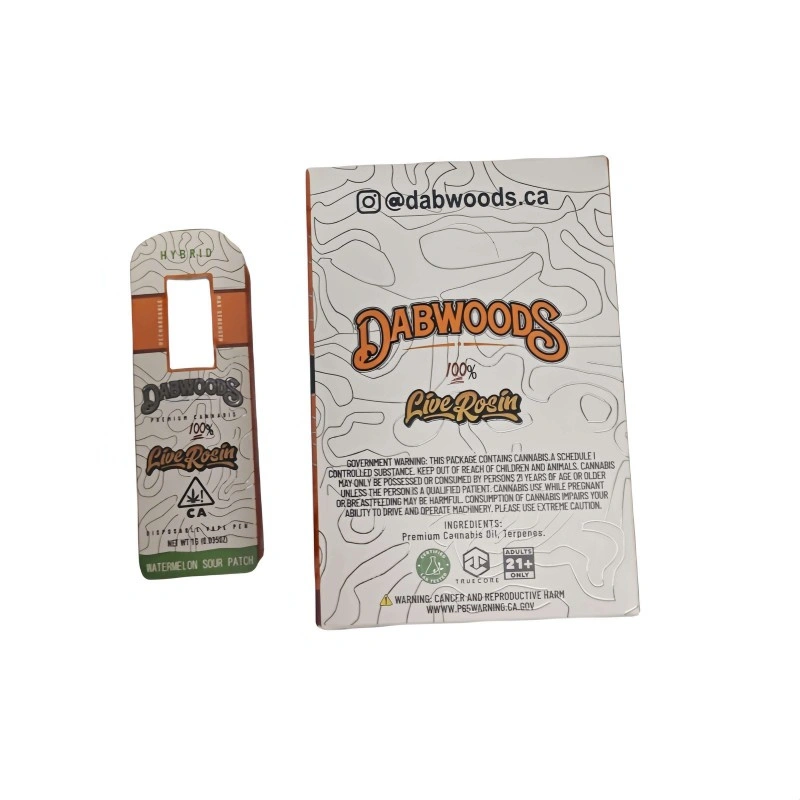 Dabwoods Disposable Vape Pen 1.0ML Pod E Cigarette Empty Vaporizer 280mah Rechargeable Battery