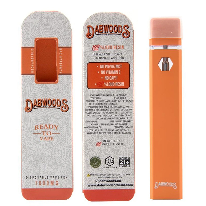 Dabwoods Disposable Vape Pen 1.0ML Pod E Cigarette Empty Vaporizer 280mah Rechargeable Battery