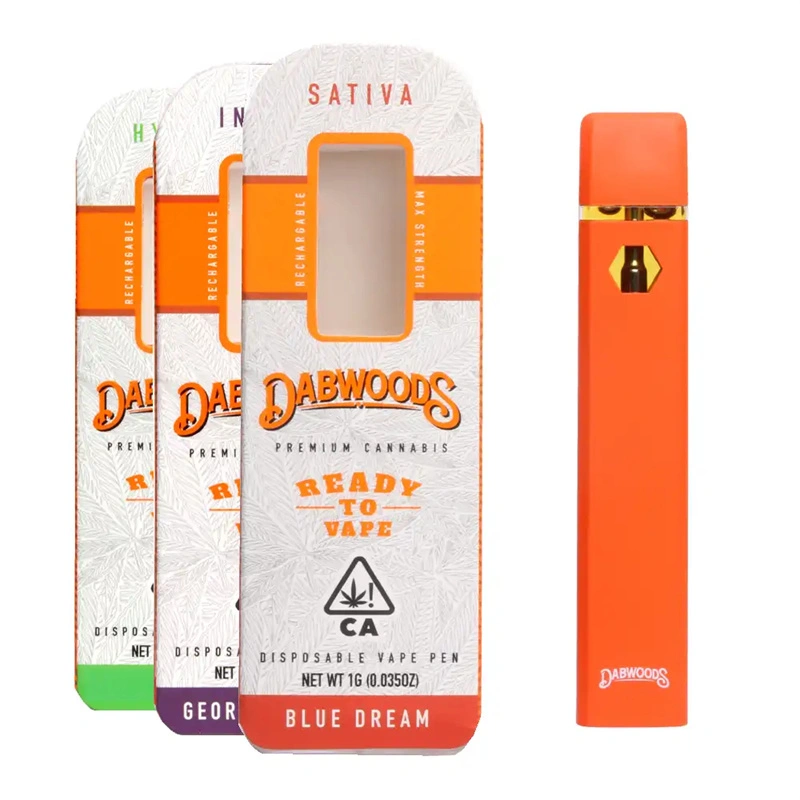 Dabwoods Disposable Vape Pen 1.0ML Pod E Cigarette Empty Vaporizer 280mah Rechargeable Battery