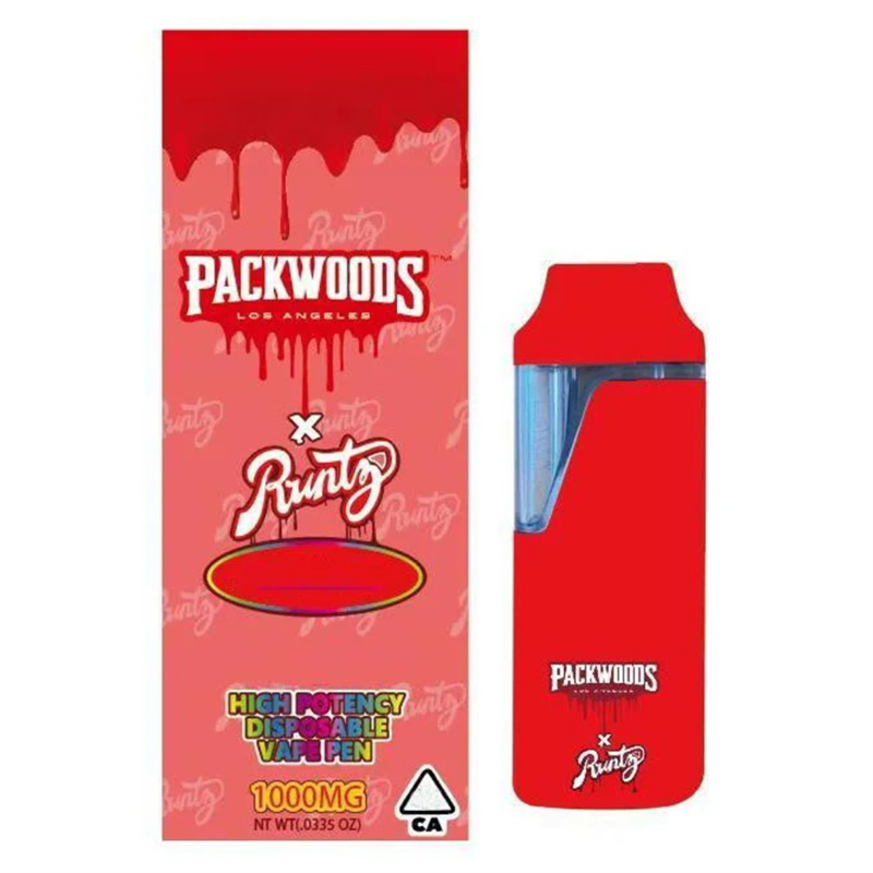 Packwoods x Runtz Empty Vape Pen 1.0ML Disposable Pod Wholesale E Cigarette Vaporizer
