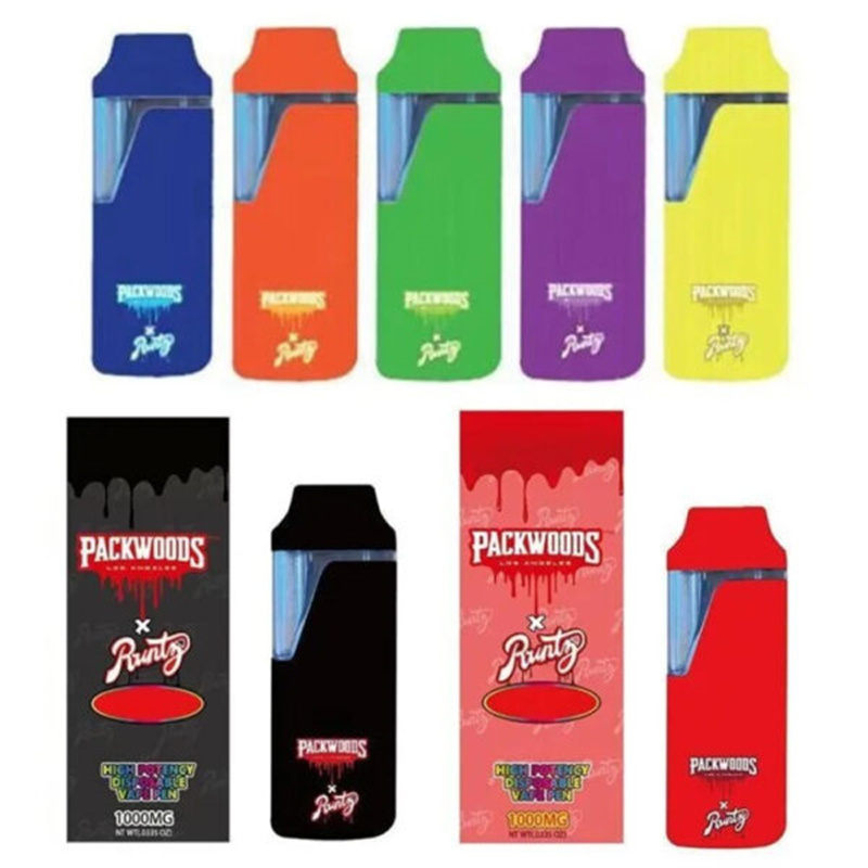 Packwoods x Runtz Empty Vape Pen 1.0ML Disposable Pod Wholesale E Cigarette Vaporizer