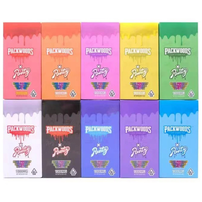 Packwoods x Runtz Empty Vape Pen 1.0ML Disposable Pod Wholesale E Cigarette Vaporizer