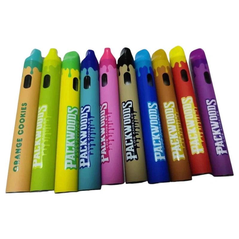 Packwoods x Runty Empty Vape Pen 1.0ML Disposable Pod Wholesale E Cigarette Vaporizer 380mah Rechargeable Battery Liquid Diamonds+Live Resin