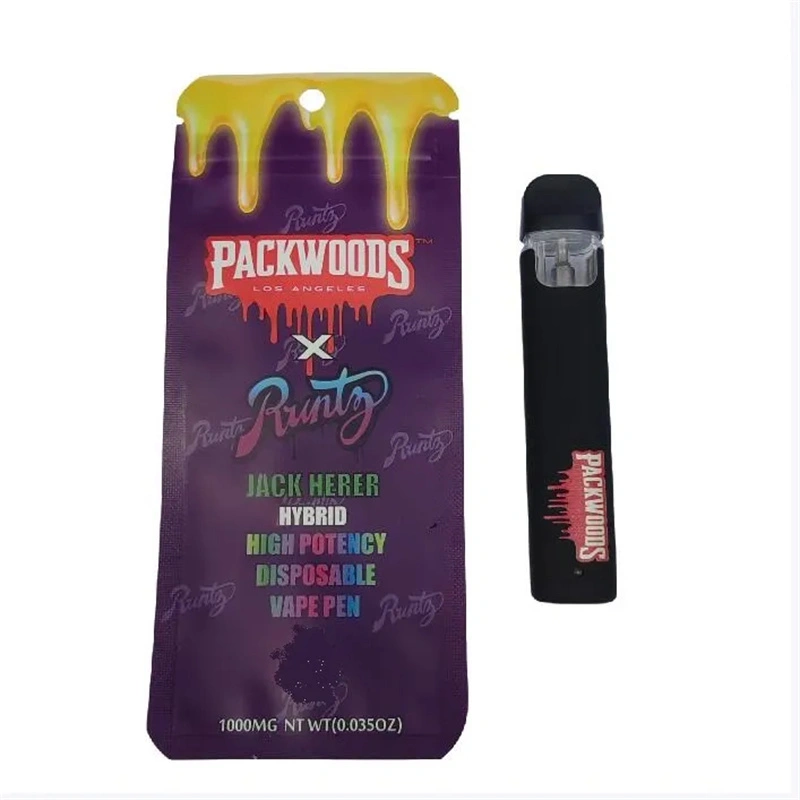 Packwoods x Runty Empty Vape Pen 1.0ML Disposable Pod Wholesale E Cigarette Vaporizer