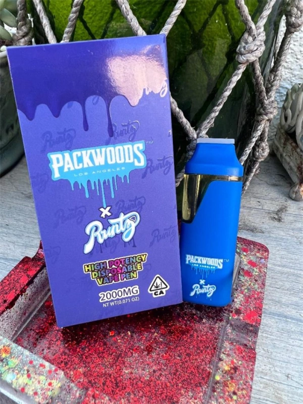 Packwoods x Runtz Empty Disposable Vape Pen 2.0ML Pod Wholesale E Cigarette Vaporizer