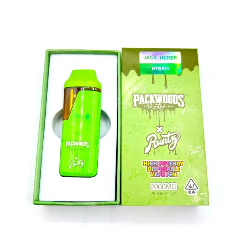 Packwoods x Runtz Empty Disposable Vape Pen 2.0ML Pod Wholesale E Cigarette Vaporizer