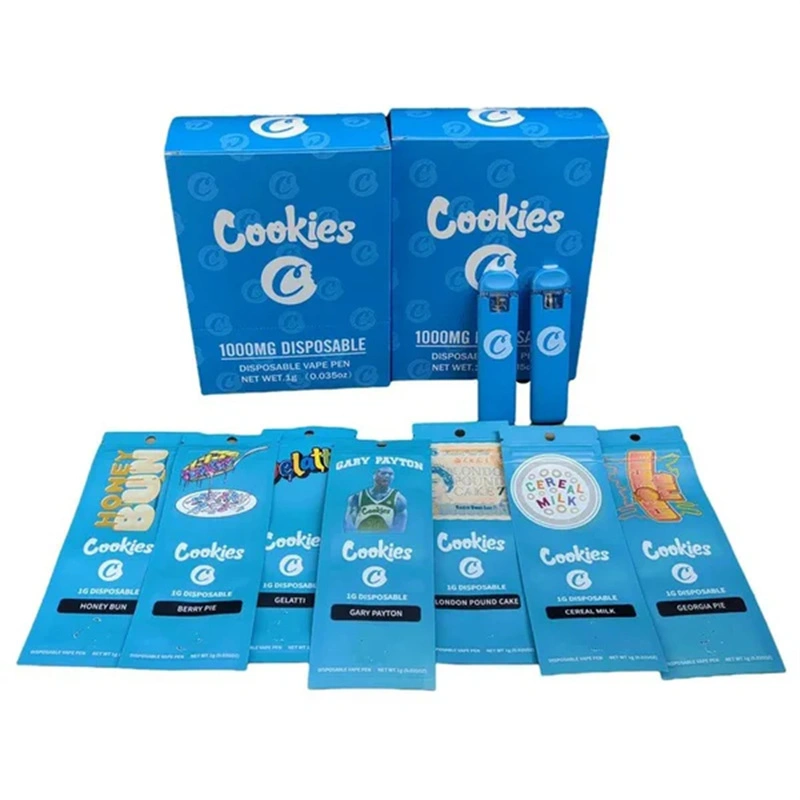 Cookies Empty Disposable Vape Pen 1.0ML  Pod Wholesale E Cigarette Vaporizer 360 mAh Rechargeable Battery