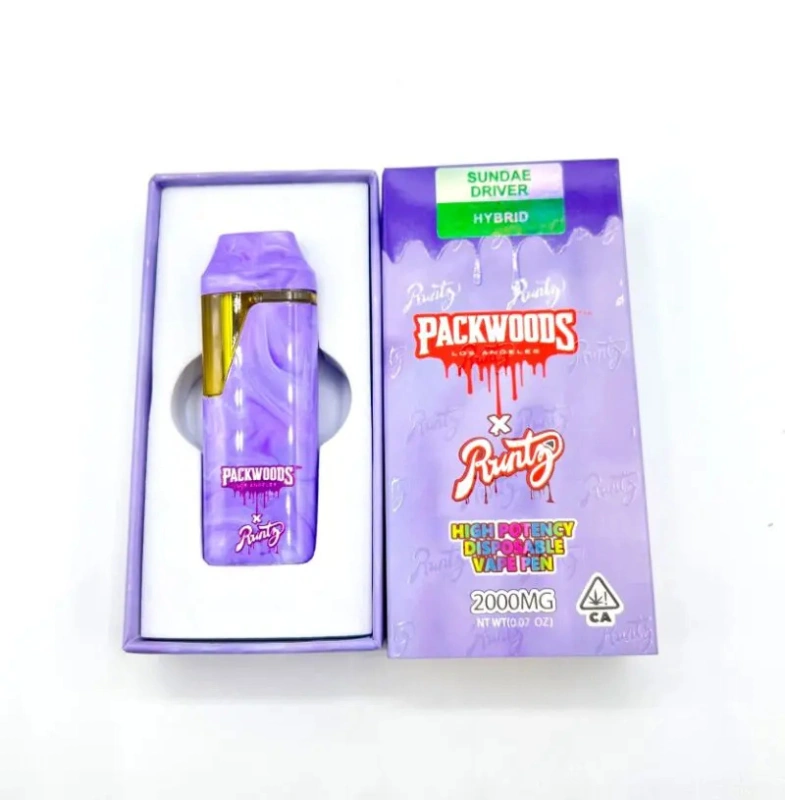 Packwoods x Runtz Empty Disposable Vape Pen 2.0ML Pod Wholesale E Cigarette Vaporizer