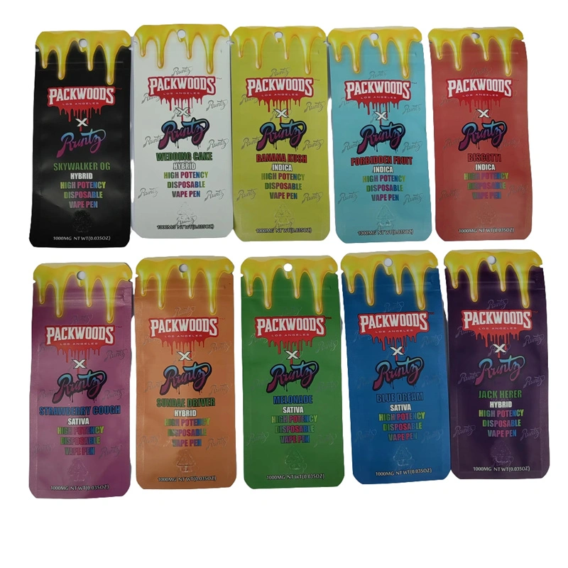 Packwoods x Runty Empty Vape Pen 1.0ML Disposable Pod Wholesale E Cigarette Vaporizer