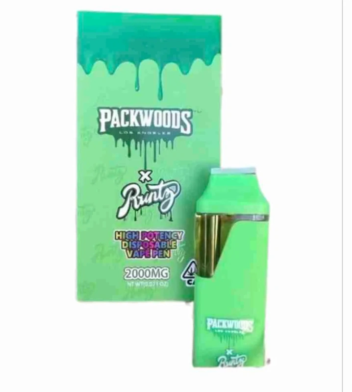 Packwoods x Runtz Empty Disposable Vape Pen 2.0ML Pod Wholesale E Cigarette Vaporizer