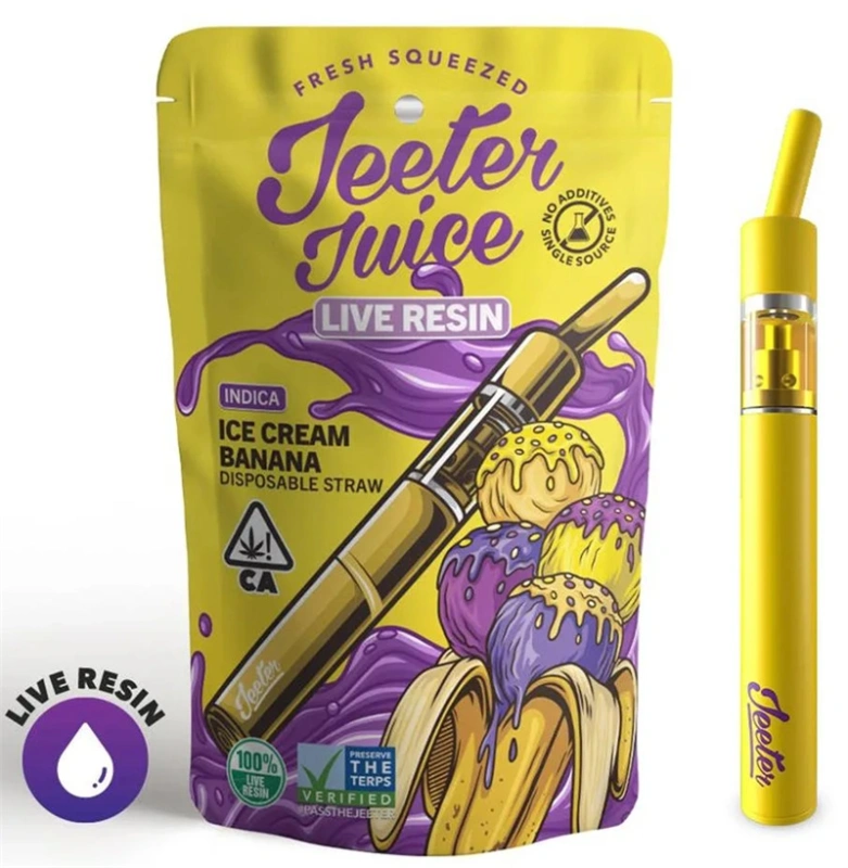 Jeeter Juice Disposable Vape Pen 0.5ML1.0ML Empty Pod Wholesale E Cigarette Vaporizer 350 mAh Rechargeable Battery Live Resin Straw