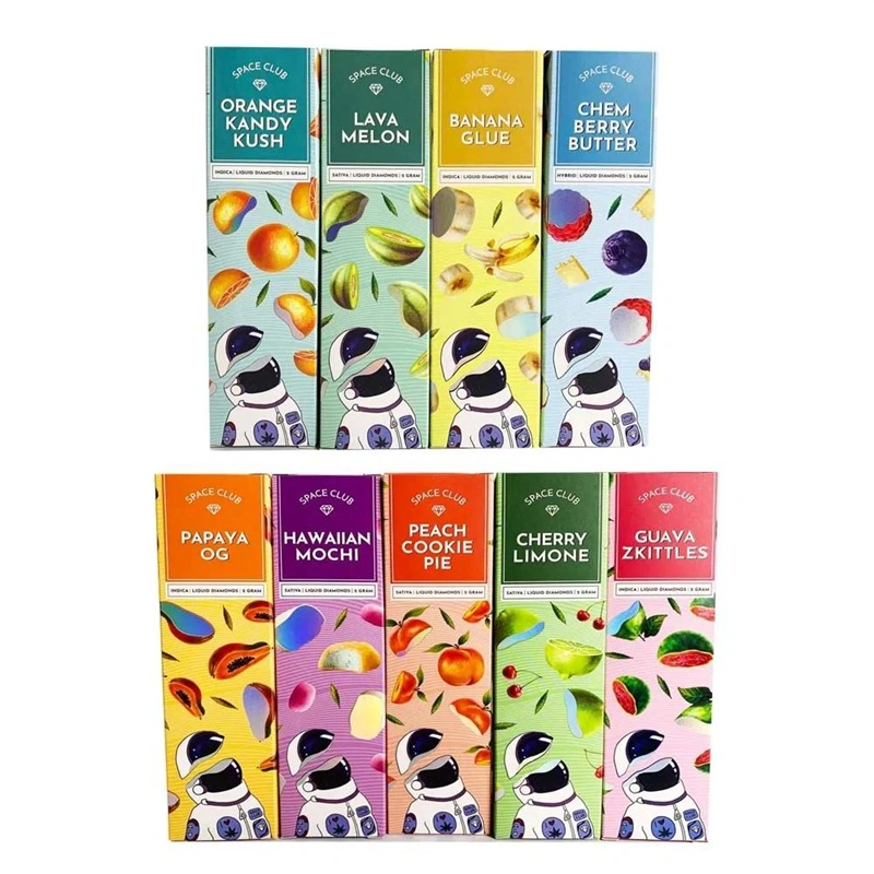 Space Club Disposable Vape Pen 2.0ML Empty Pod Live Resin Wholesale E Cigarette Vaporizer 380 mAh Rechargeable Battery