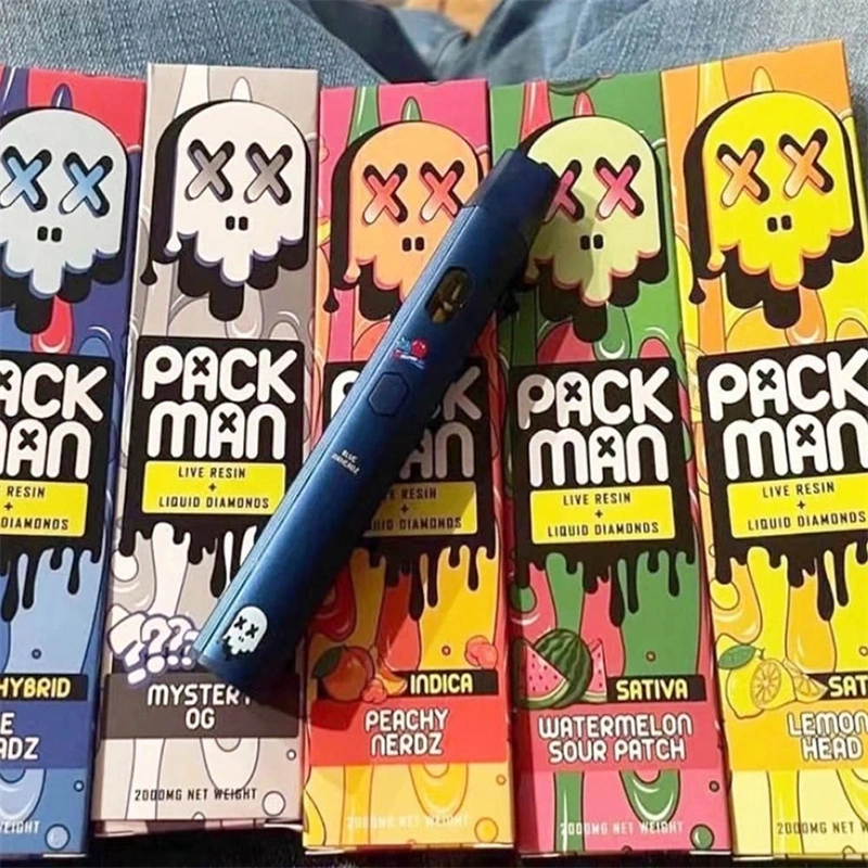 Packman Empty Disposable Vape Pen 2.0ML  Pod Wholesale E Cigarette Vaporizer 380 mAh Rechargeable Battery