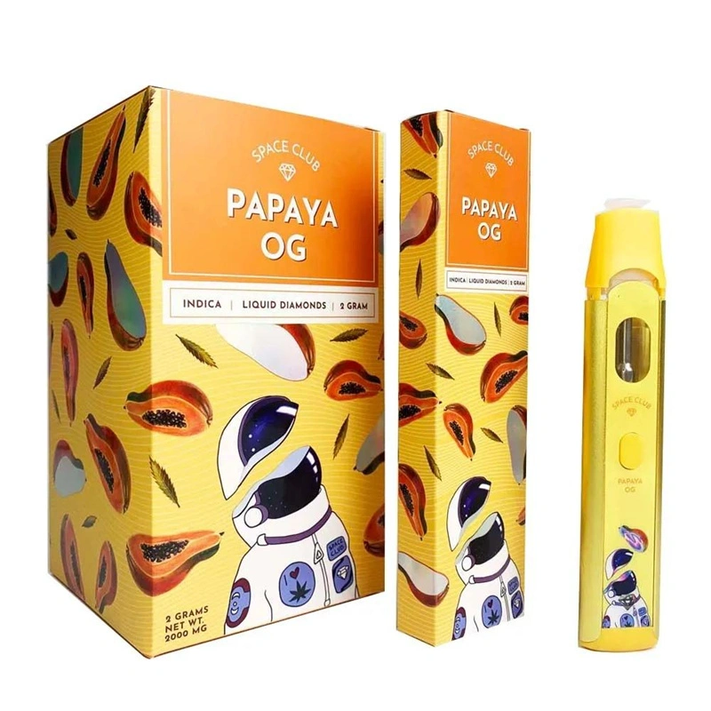 Space Club Disposable Vape Pen 2.0ML Empty Pod Live Resin Wholesale E Cigarette Vaporizer 380 mAh Rechargeable Battery