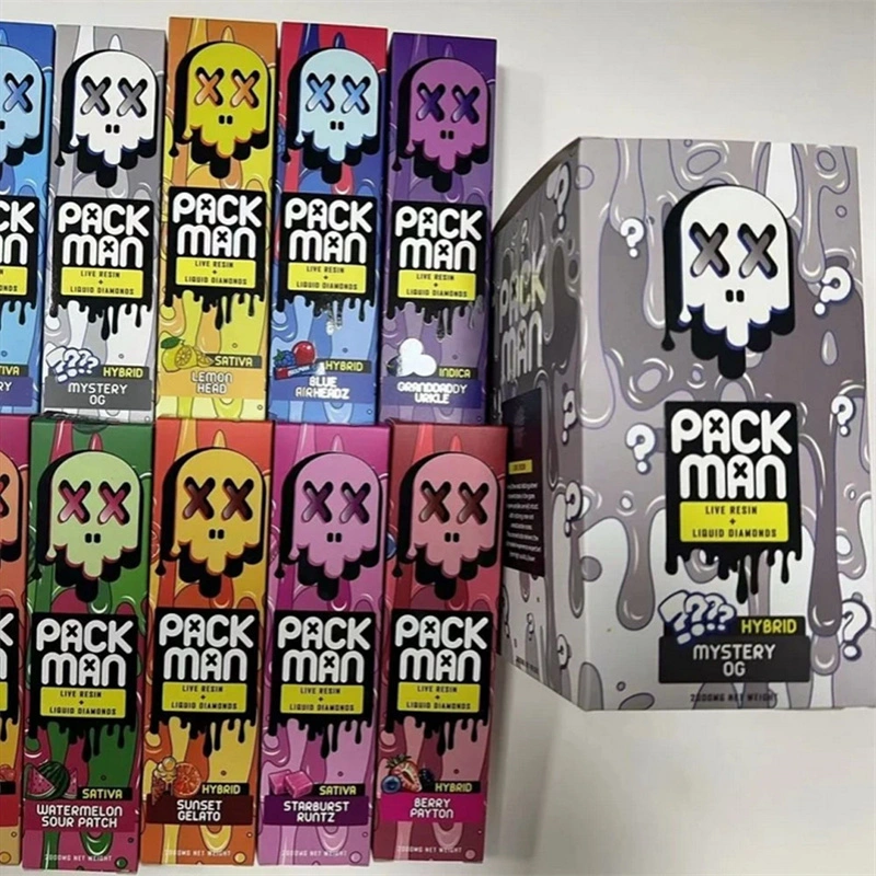 Packman Empty Disposable Vape Pen 2.0ML  Pod Wholesale E Cigarette Vaporizer 380 mAh Rechargeable Battery